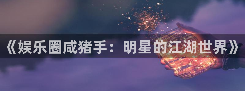 泰达娱乐链接：《娱乐圈咸猪手：明星的江湖世界》
